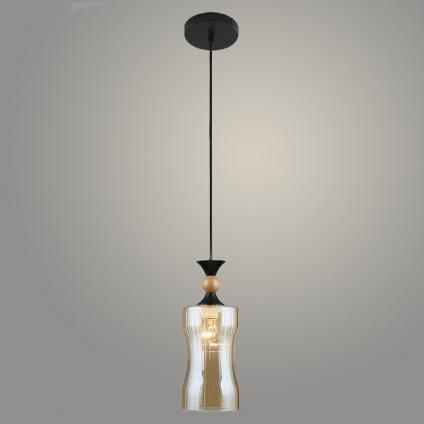 Подвес N5177/1HQ BK черный 1х40W Е27 d120 h800, QH22